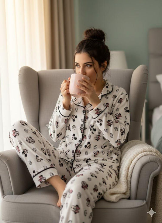 Mini Mickey velvet classic pj set