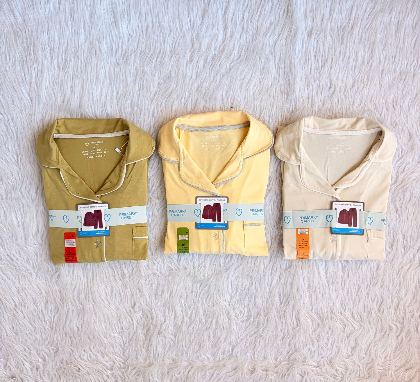 Primark Boy Friend plain pj set