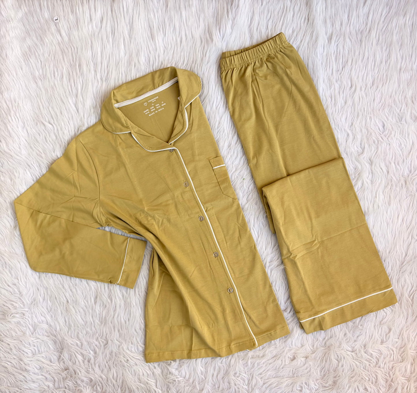Primark Boy Friend plain pj set