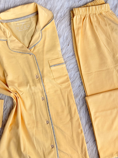 Primark Boy Friend plain pj set