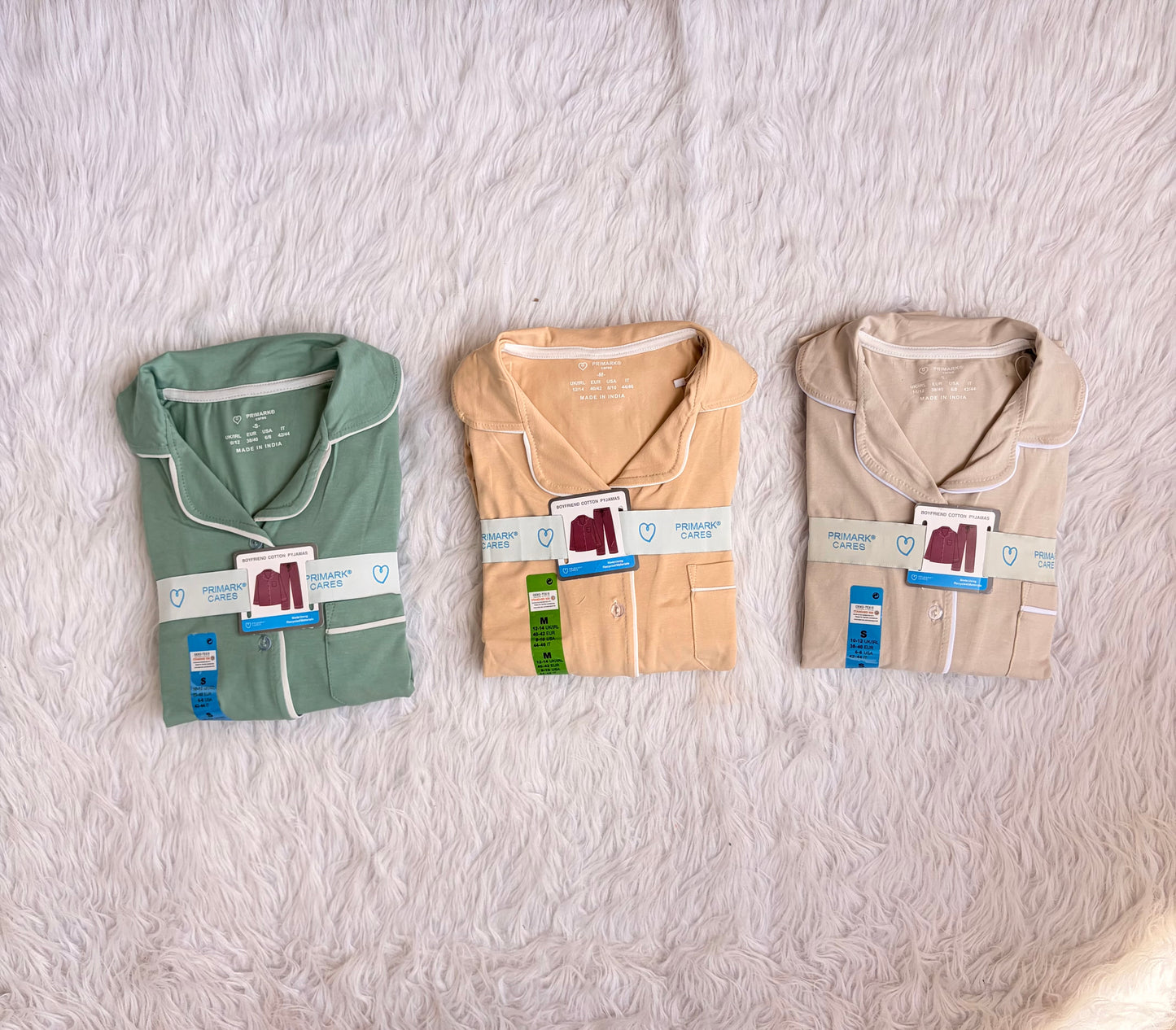 Primark Boy Friend plain pj set