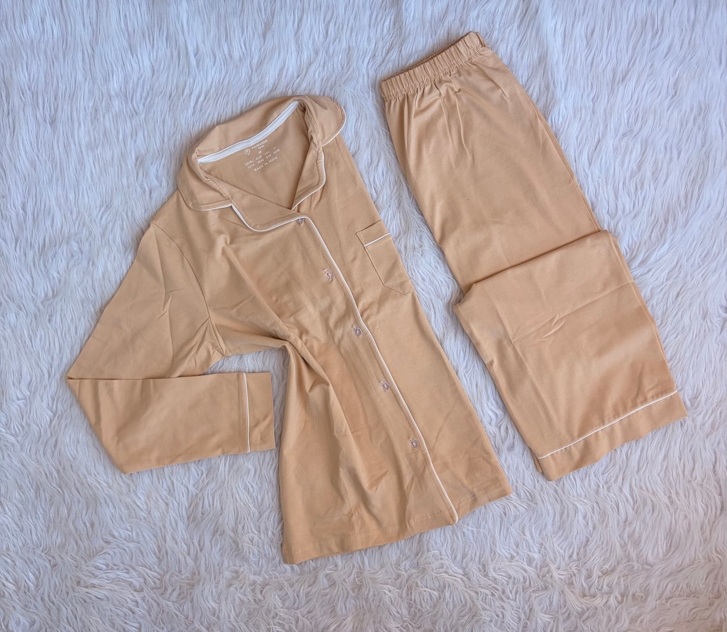 Primark Boy Friend plain pj set