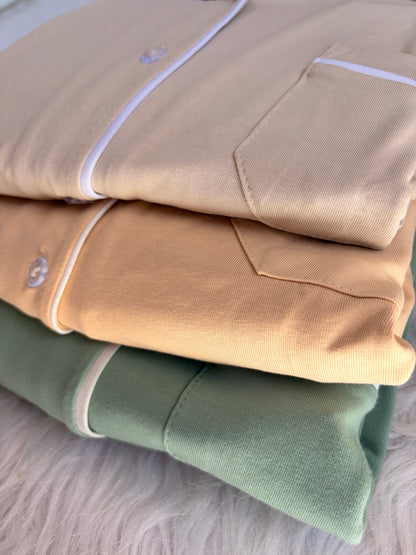 Primark Boy Friend plain pj set