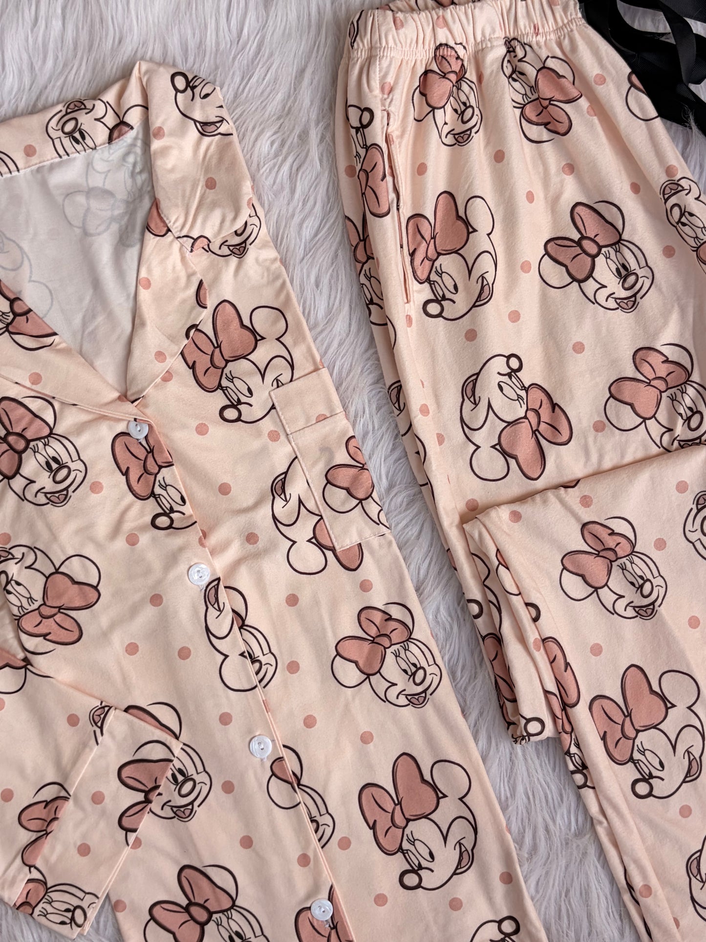Minnie mouse dottie Disney Classic PJ set