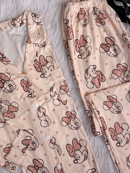 Minnie mouse dottie Disney Classic PJ set