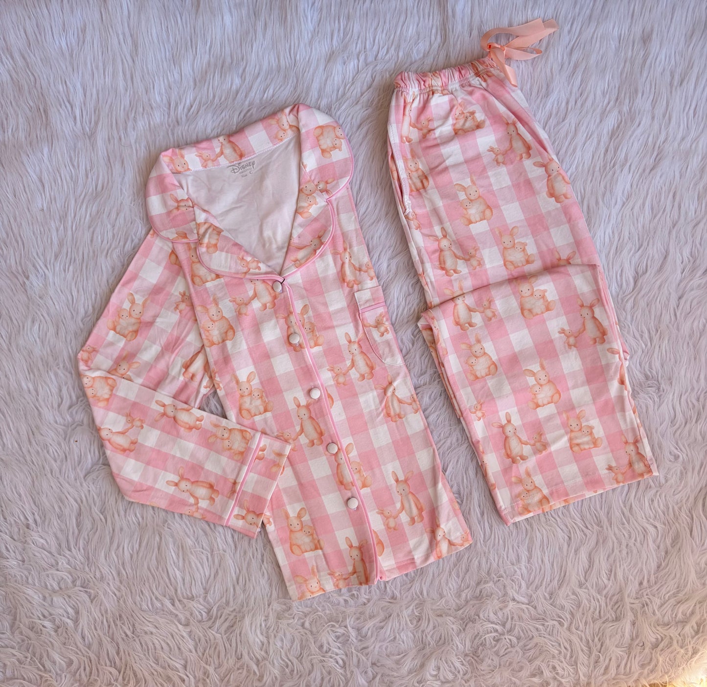 Big bunny pink Disney Classic PJ set