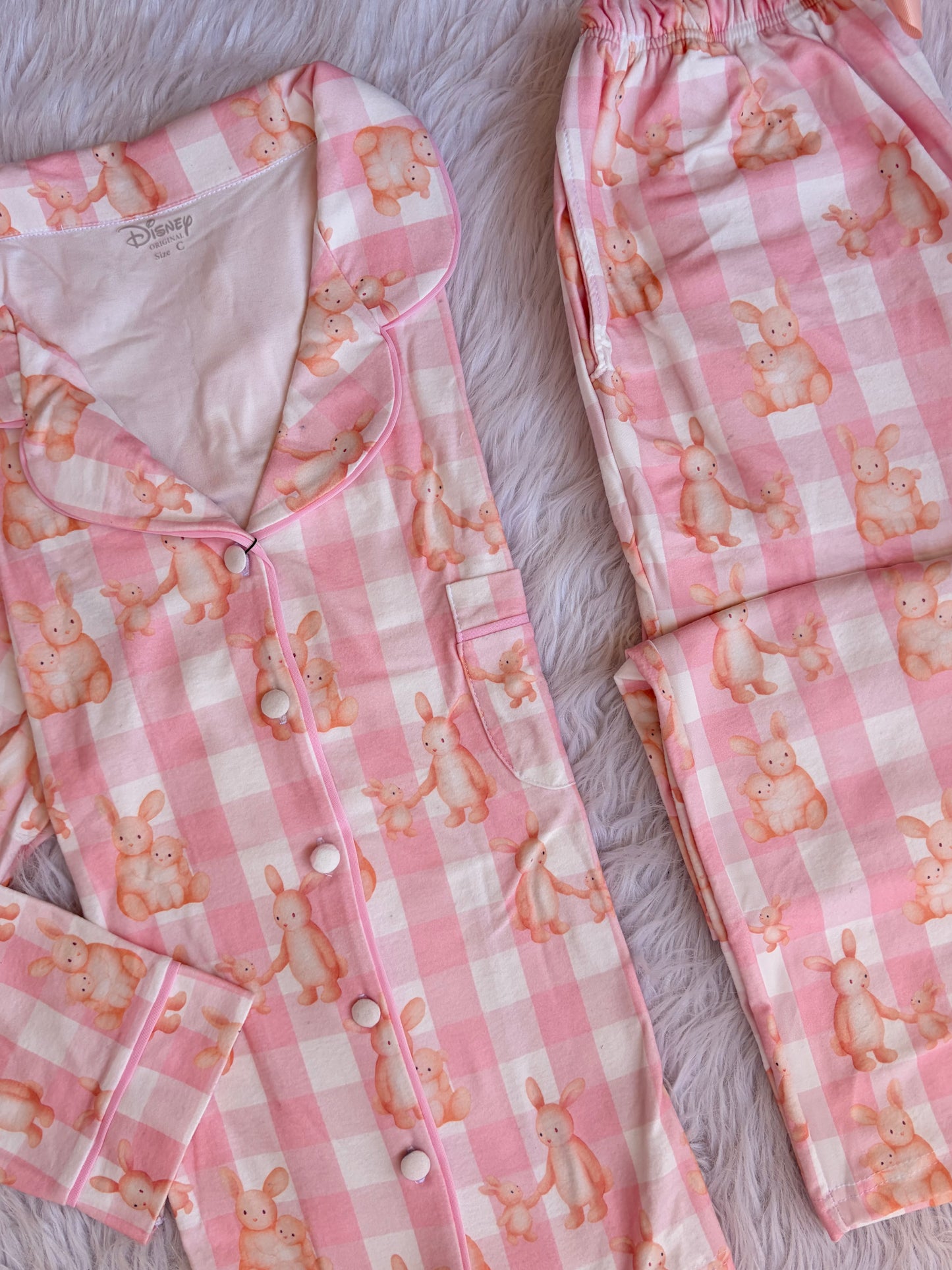 Big bunny pink Disney Classic PJ set