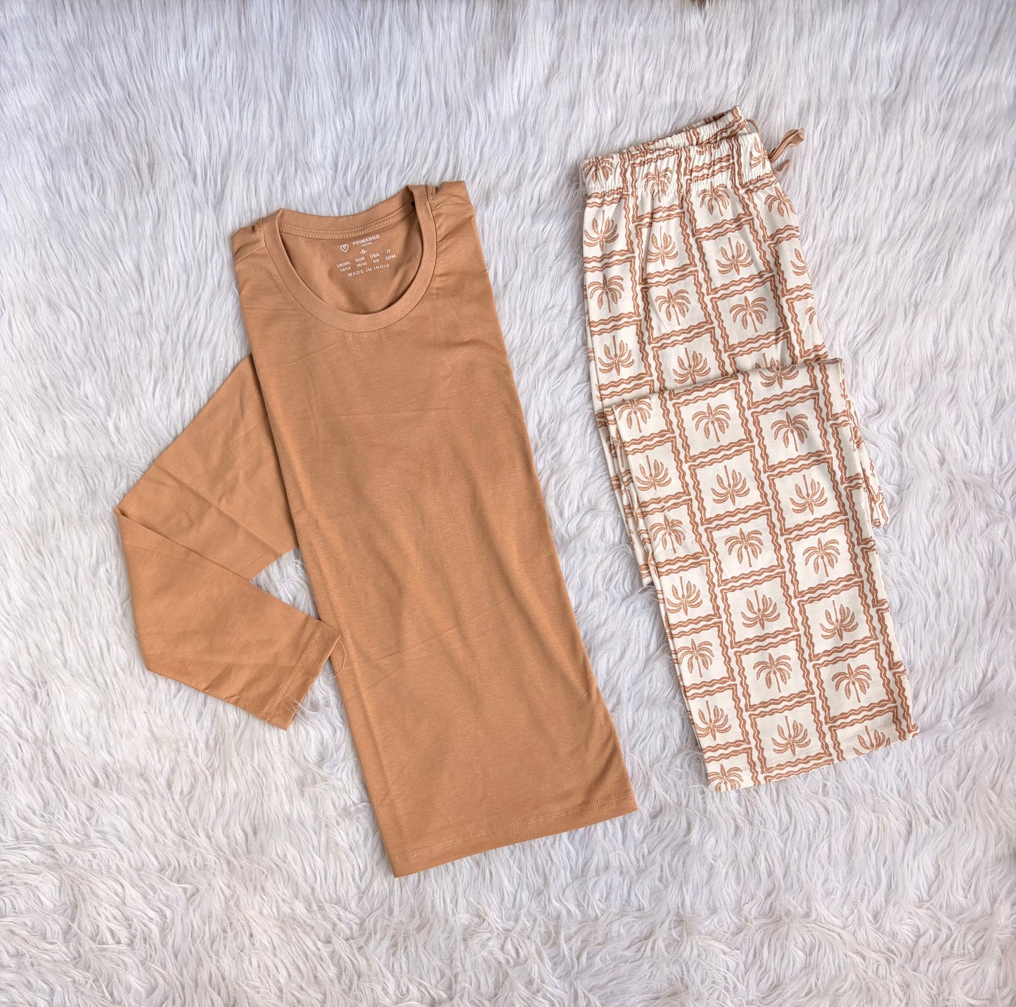 Primark Palm cotton fall pj set
