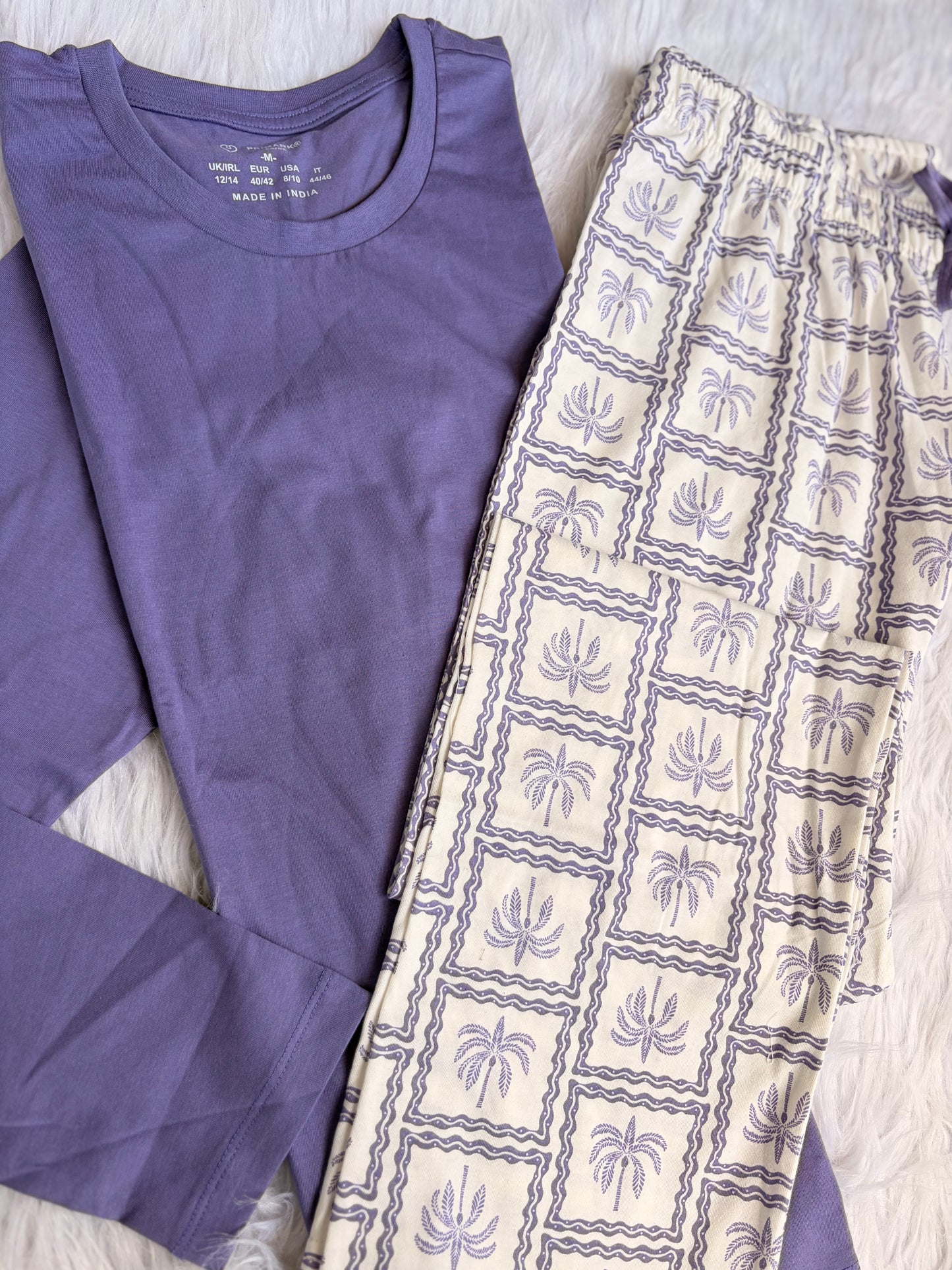 Primark Palm cotton fall pj set