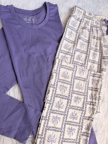 Primark Palm cotton fall pj set