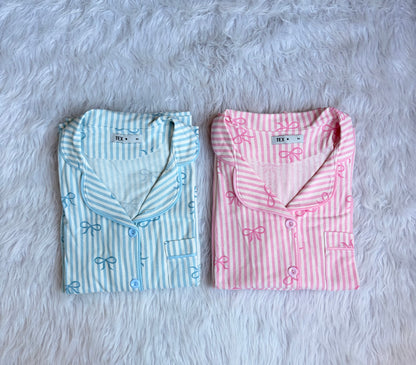 Ribbon  T Classic summer PJ Set