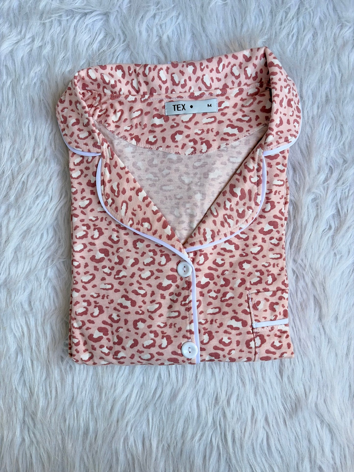 Leopard classic  summer pj set