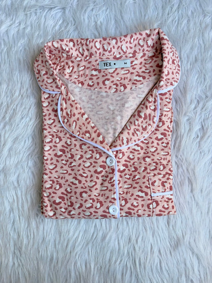 Leopard classic  summer pj set
