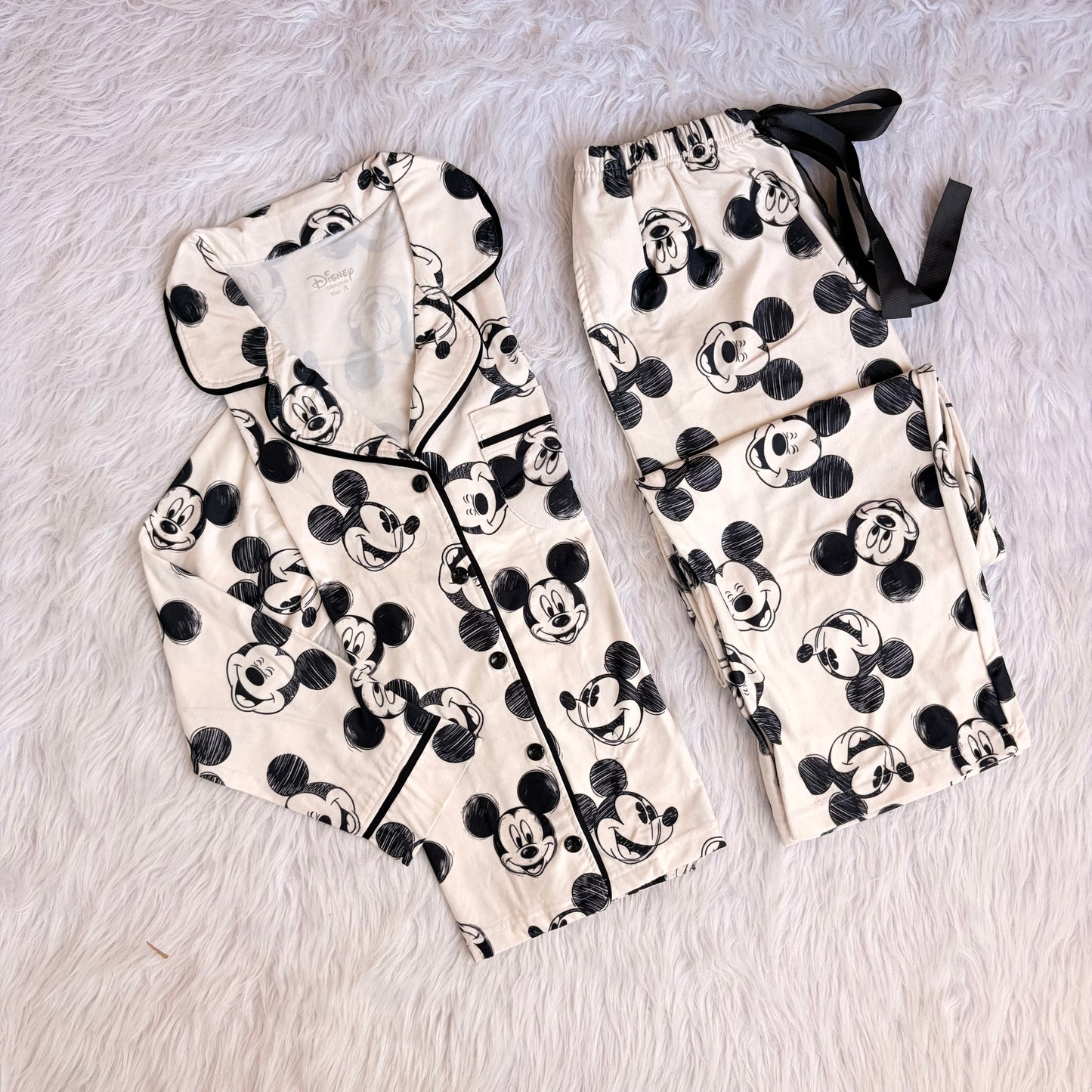 Mickey black Disney Classic PJ set