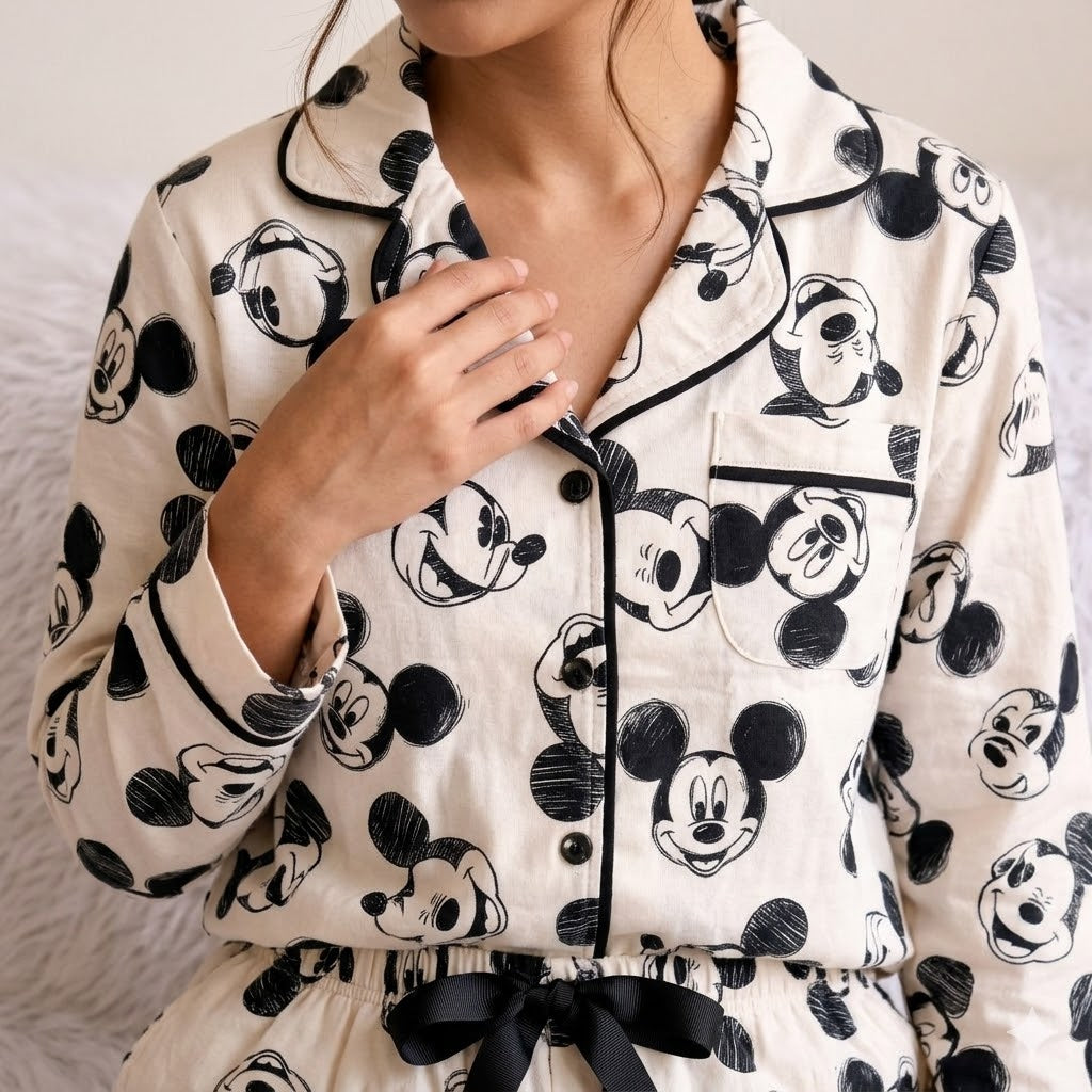 Mickey black Disney Classic PJ set