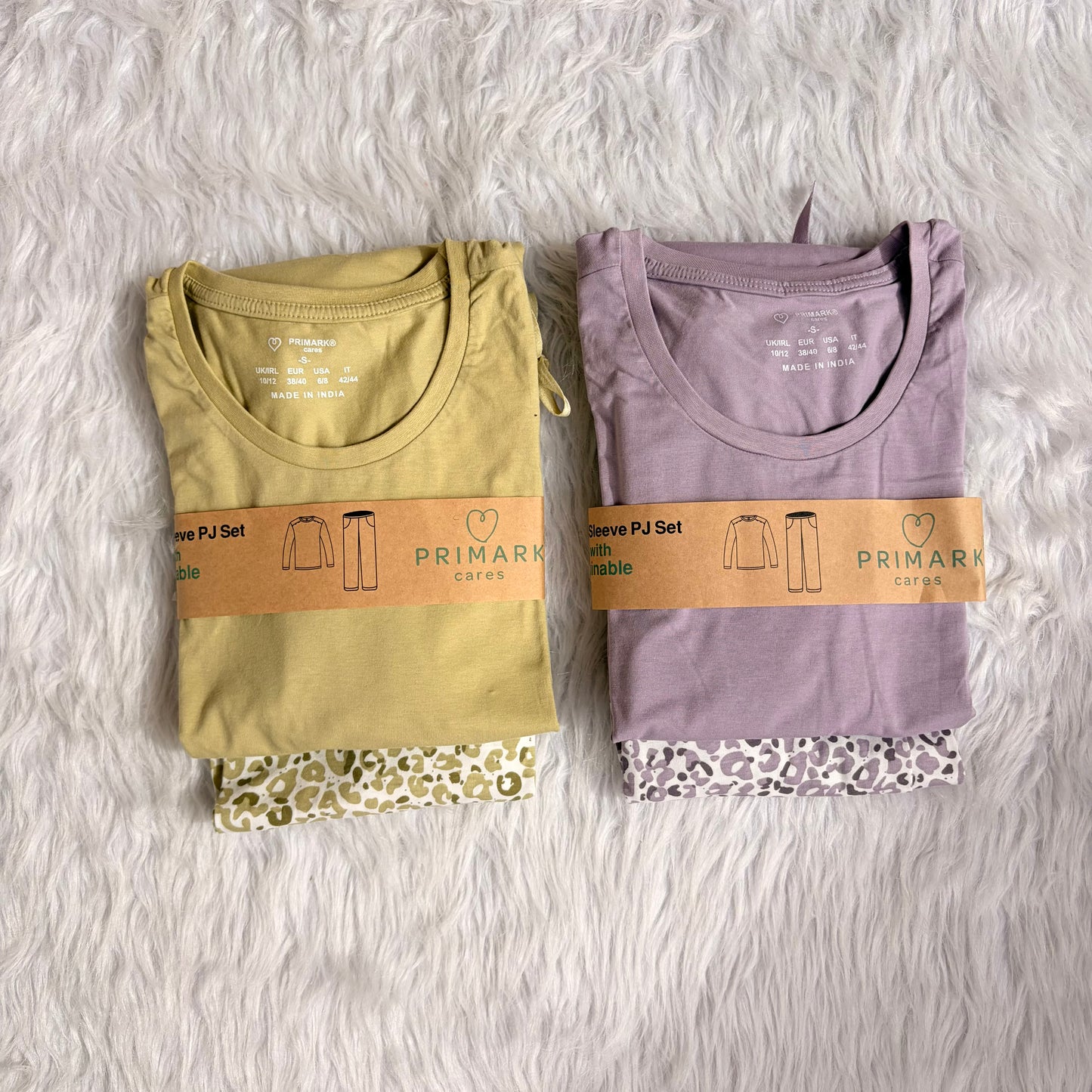 Primark leopard cotton fall pj set