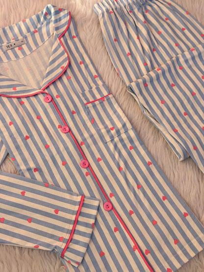 Lovely hearts Classic PJ Set